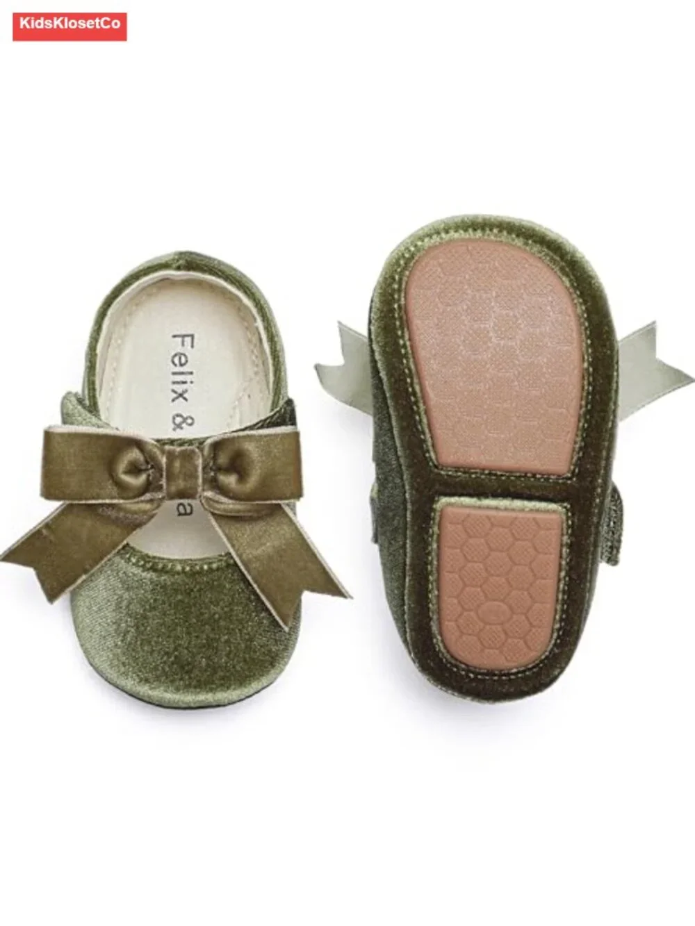 Soft Sole Baby Shoes Infant Girls Ballet Flats Mocc Rubber Sole Walking Crib